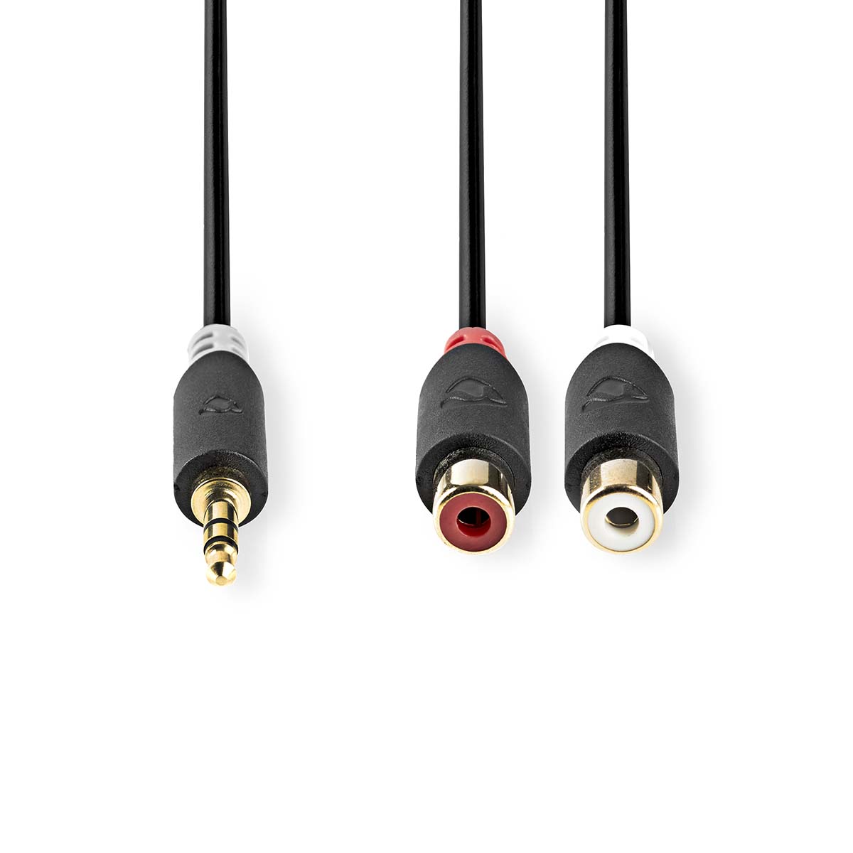 Stereo Audio Cable Mm Male X Rca Female Gold Plated M