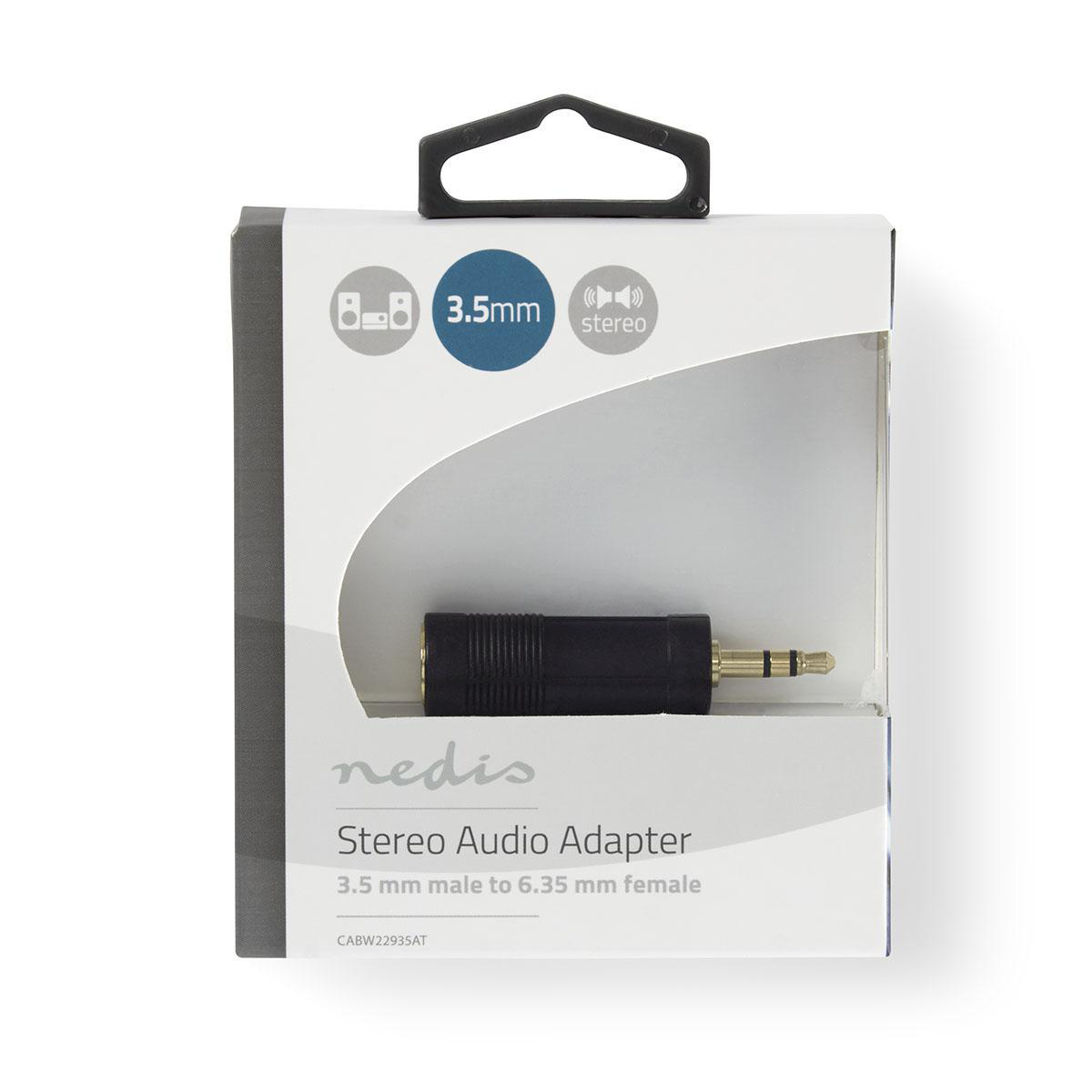 Stereo Audio Adapter Mm Male Mm Female Gold Plated