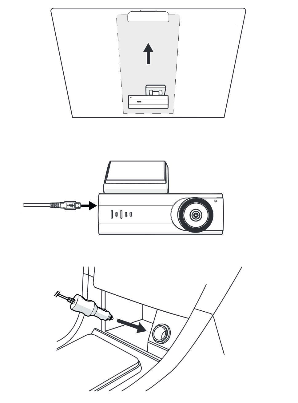 240230 14022 Nedis - Dashboard Camera - DCAM1024BK - Installation.ai