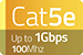 Bobina de Cable | CAT5e | Sólido | F/UTP | Solo cobre | 305.0 m | Outdoor | Redondo | PE | Negro | Caja cartón