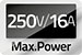 Porszívó tápkábel | 10.0 m | CEE 7/17 | 250 V AC | 16 A | Fekete | PVC