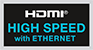 High Speed ​​HDMI™-Kabel met Ethernet | HDMI™ Connector | HDMI™ Connector | 4K@30Hz | 10.2 Gbps | 5.00 m | Rond | PVC | Zwart | Polybag