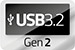 USB-C™ Adapter | USB 3.2 Gen 2 | USB-C™ Buchse | USB-C™ Buchse | 4K@60Hz | 10 Gbps | Rund | Vernickelt | Schwarz | Umschlag