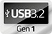 USB-C™ Adapter | USB 3.2 Gen 1 | USB-C™ Stecker | DisplayPort Stecker | 4K@60Hz | 2.00 m | Rund | Vergoldet | PVC | Schwarz | Label
