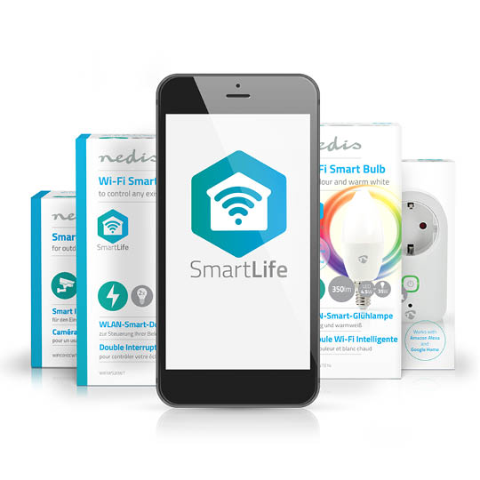 Détecteur de Fumée SmartLife Nedis WIFIDS10WT Blanc - Détecteur de fumée  connecté - Achat & prix