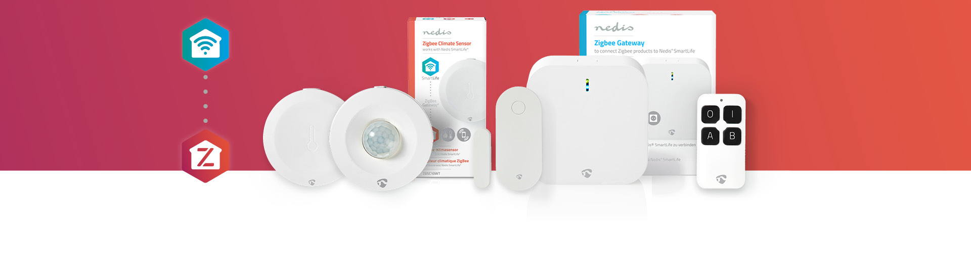 Détecteur de Fumée SmartLife Nedis WIFIDS10WT Blanc - Détecteur de fumée  connecté - Achat & prix