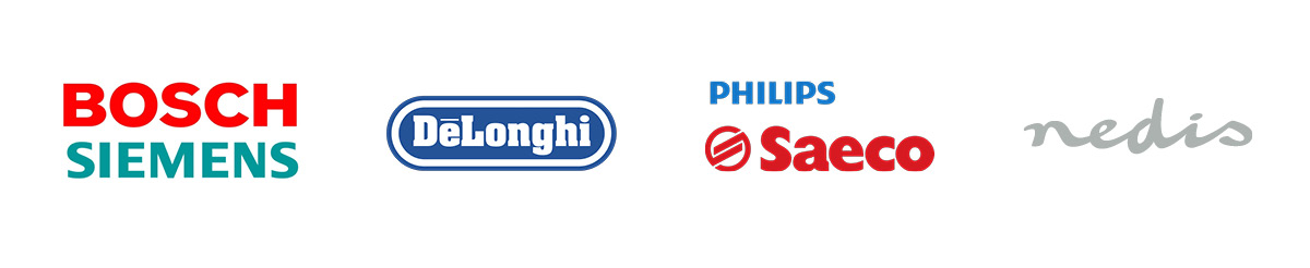 All you need is... Delonghi, Philips Saeco, Bosch Siemens and Nedis for a good cup of coffee