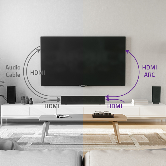 Hdmi soundbar clearance for tv