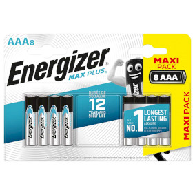 Alkaline batterij AAA Max Plus 8-blister