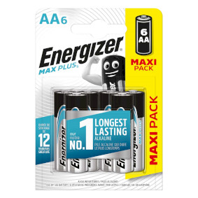 Alkaline battery AA Max Plus 6-blister