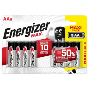 Alkaline batterij AA Max 8-blister