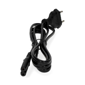 Power cable Euro plug type C to small appliance coupling 1.5m