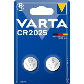Lithium Button Cell Battery CR2025 | 3 V | 160 mAh | 2-Blister | Silver