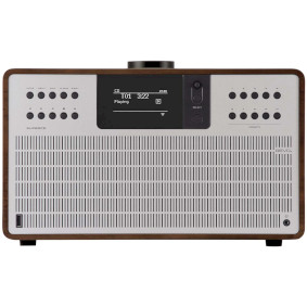 SuperCD Geluidssysteem met CD-speler DAB+ / FM / Internet / Bluetooth Walnoot-Zilver
