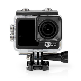 Action Cam | Dual Screen | 4K@30fps | 16 MPixel | Waterproof up to: 30.0 m | 90 min | Wi-Fi | App available for: Android™ / IOS | Mounts included | Black