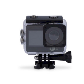 Action Cam | Dual Screen | 5K@30fps | 16 MPixel | Waterproof up to: 30.0 m | 80 min | Wi-Fi | App available for: Android™ / IOS | Mounts included | Black