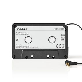 Car Radio Cassette Adapter, 3.5 mm, Cable length: 1.00 m