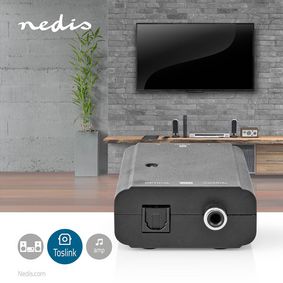 Nedis Convertisseur audio digital S/PDIF / TosLink vers 2x RCA - Câble audio  RCA - Garantie 3 ans LDLC