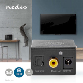 NEDIS Câble audio ACON2502AT - Convertisseur RCA / Optique sur