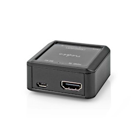 Digital Audio Converter | 1-way | Connection input: HDMI™ Input | Connection output: 2x (2x RCA Female) / 3.5 mm | eARC | Automatic | Anthracite