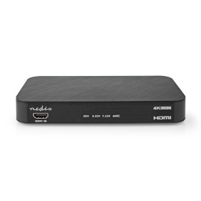 Digital Audio Converter | 2-way | Connection input: DC Power / 1x HDMI™ Input | Connection output: 1x 3.5 mm / 1x TosLink / 3x HDMI™ Output | eARC | Automatic / Push Button | Anthracite
