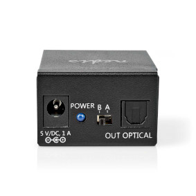 Commercial Electric Câble audio numérique à fibre optique noir