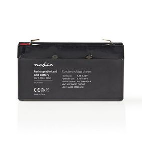 Wiederaufladbare Blei-Säure-Batterie | Bleisäure | Wiederaufladbar | 6 V | 1200 mAh