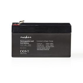 Oppladbart blybatteri | Lead-Acid | Oppladningsbar | 12 V | 1300 mAh | 97 mm | 43 mm | 52 mm