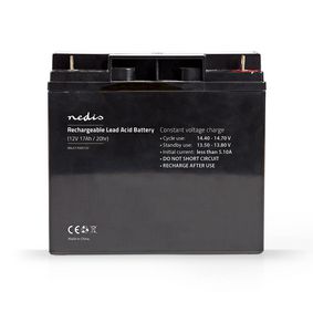Oppladbart blybatteri | Lead-Acid | Oppladningsbar | 12 V | 17000 mAh