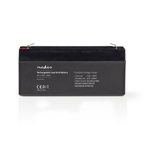 Wiederaufladbare Blei-Säure-Batterie | Bleisäure | Wiederaufladbar | 6 V | 3200 mAh
