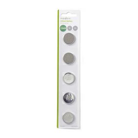 Lithium Button Cell Battery CR2430 | 3 V DC | 5-Blister | Silver