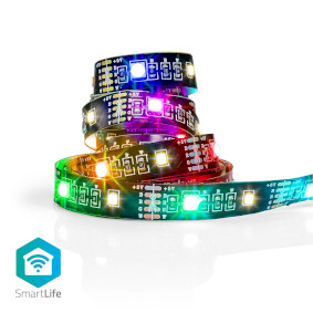 SmartLife Gekleurde LED-strip | Bluetooth | RGB / Warm Wit | 2000 mm | IP20 | 2700 K | 380 lm | Android™ / IOS