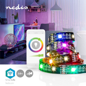 SmartLife LED-Streifen, Bluetooth®, RGB / Warmweiss, SMD