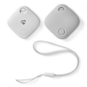 Keyfinder, Compatible with: Apple Find My App, Battery Powered, 1x  CR2032, Batteries included, Bluetooth® version: 5.1, Battery life up to:  1 year, White