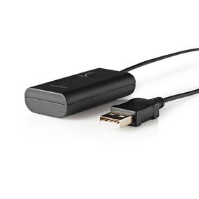 Transmisor Bluetooth® | Interruptores: 1x AUX / 1x USB | SBC | Hasta 1 dispositivo | Negro