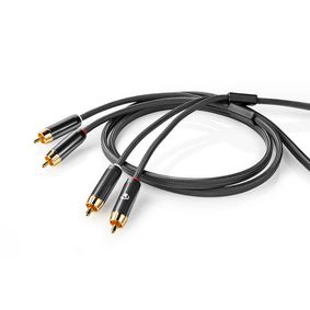 Nedis - Digital Audio Cable, RCA Male, RCA Male, Gold Plated, 2.00