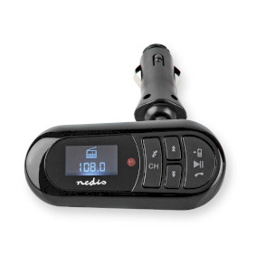 Nedis CATR100BK − Trasmettitore FM per auto Bluetooth / MP3 / 12V +  telecomando