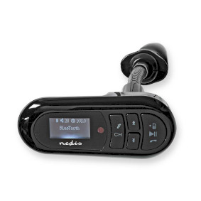 Transmetteur FM audio pour voiture, Inclinable, Appels mains libres, 1.1  , Ecran LED, Bluetooth®, PD 18 W / 5.0 V DC / 1.0 A, Charge rapide, Google Assistant / Siri