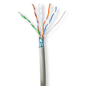 Network Cable Roll | CAT6 | Stranded | F/UTP | CCA | 305.0 m | Indoor | Round | PVC | Grey | Gift Box
