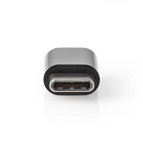 USB-Adapter | USB 2.0 | USB-C™ Male | USB Micro-B Female | 480 Mbps | Verguld | Antraciet | Doos