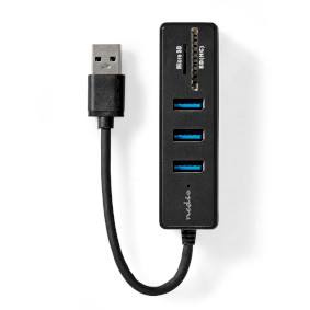 Hub Nedis USB 3.0 + lettore di schede (micro)SD - Hub USB