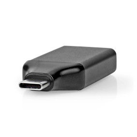 USB-C™ Adapter | USB 3.2 Gen 1 | USB-C™ Han | HDMI ™ -udgang | 4K@60Hz | Runde | Nikkelplateret | Grå / Sort | Box