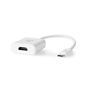 USB Adapter | USB 3.2 Gen 1 | USB-C™ Male | HDMI™ Output | 0.20 m | Round | Nickel Plated | PVC | White | Box