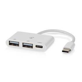 USB-hub | 1x USB-C™ | 1x USB-C™ / 2x USB 2.0 A Female | 3-Port port(s) | USB Drevet