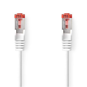 Cable de red CAT6 | RJ45 macho | RJ45 macho | S/FTP | 2.00 m | Redondo | LSZH / PVC | Blanco | Blíster