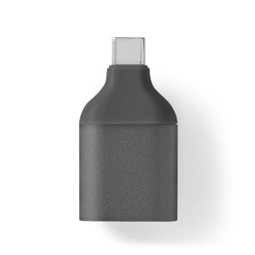 USB Adapter | USB 3.2 Gen 1 | USB-C™ Male | VGA Female | Nickel Plated | Black / Grey | Polybag
