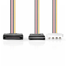 Câble d'alimentation interne Sata Vers Molex et SATA