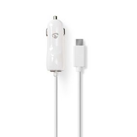 Car Charger | 15 W | 1x 3.0 A | Number of outputs: 1 | USB-C™ (Fixed) Cable | 1.00 m | Single Voltage Output