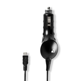Biloplader | 5 W | 1x 1.0 A | Antal output: 1 | Micro USB (Fixed) kabel | 1.00 m | Single Voltage Output
