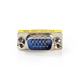 VGA Adapter | VGA Male | VGA Male | Nickel Plated | Straight | Metal ...